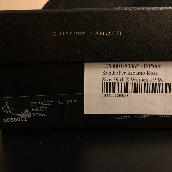 Zanotti Crystal Flats SPARKLE - Size 9 - Picture 13 of 15